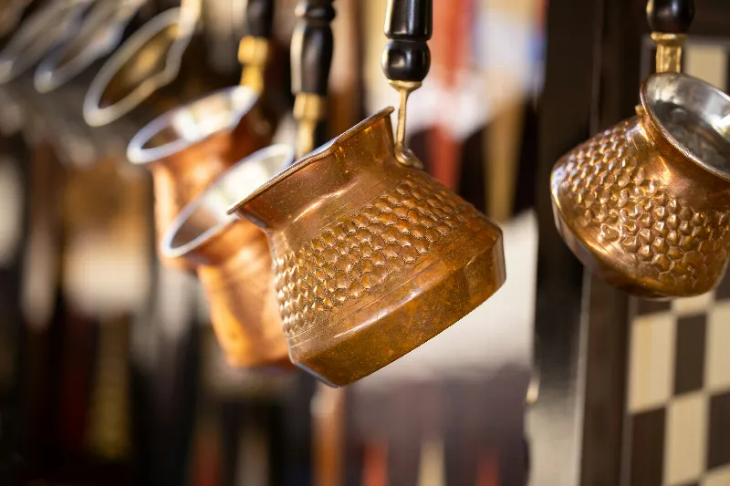 Bakır cezveler
